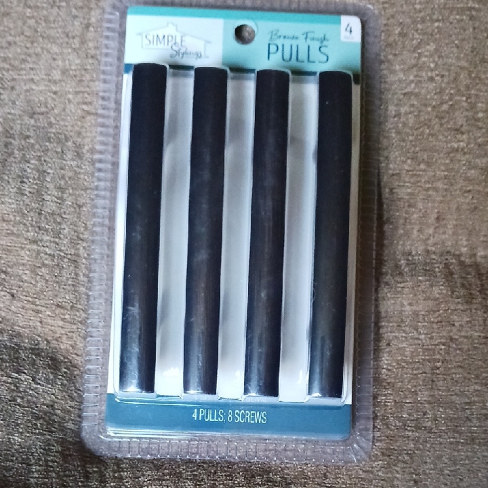 Simple Bronze Black/brown Drawer Pulls